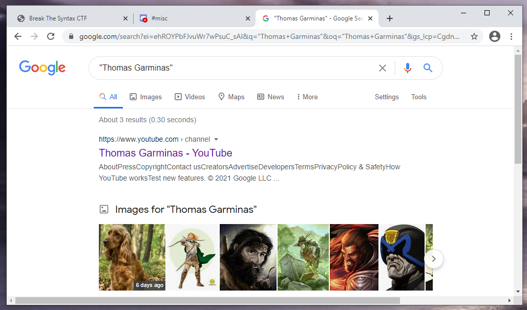 Google Thomas Garminas